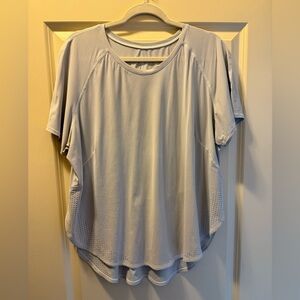 lululemon athletica Soft Gray Short Sleeve Tee